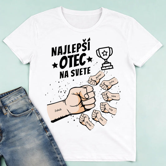 męska biała koszulka przód 1