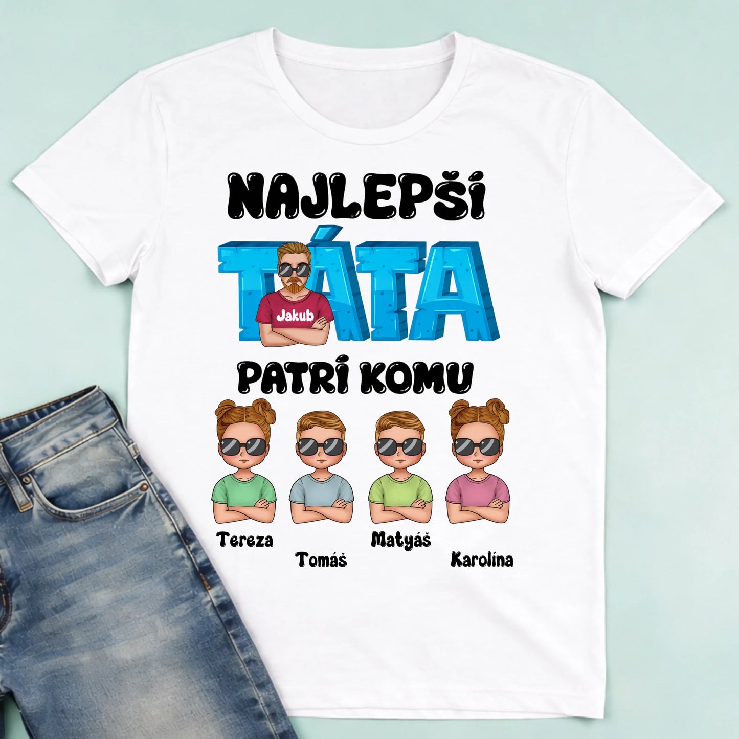 męska biała koszulka przód 1