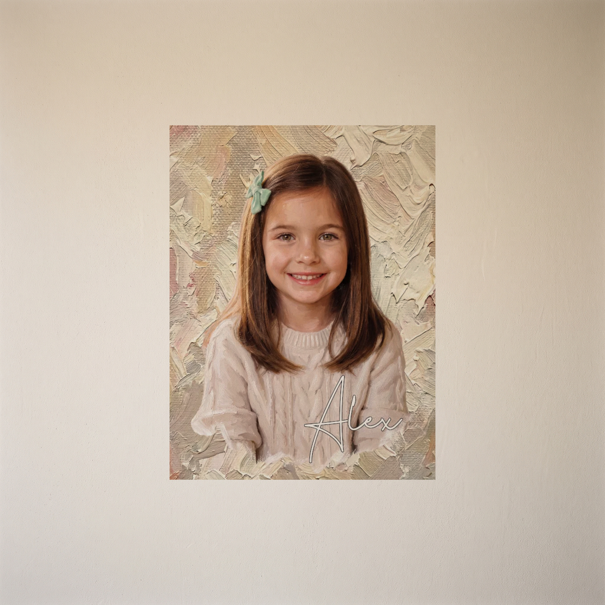 Obraz na plátne s fotografiou v štýle olejomaľby a menom – Personalizovaný #98468 [PC-MOCKUP:cmvmelblu000lqs3njfdeessq:9aaedbb82b9025edfe25ef4d:9aaedbb82b9025edfe25ef4d5b695f8a94d6051cdd83c06bebcc8303d147223a]