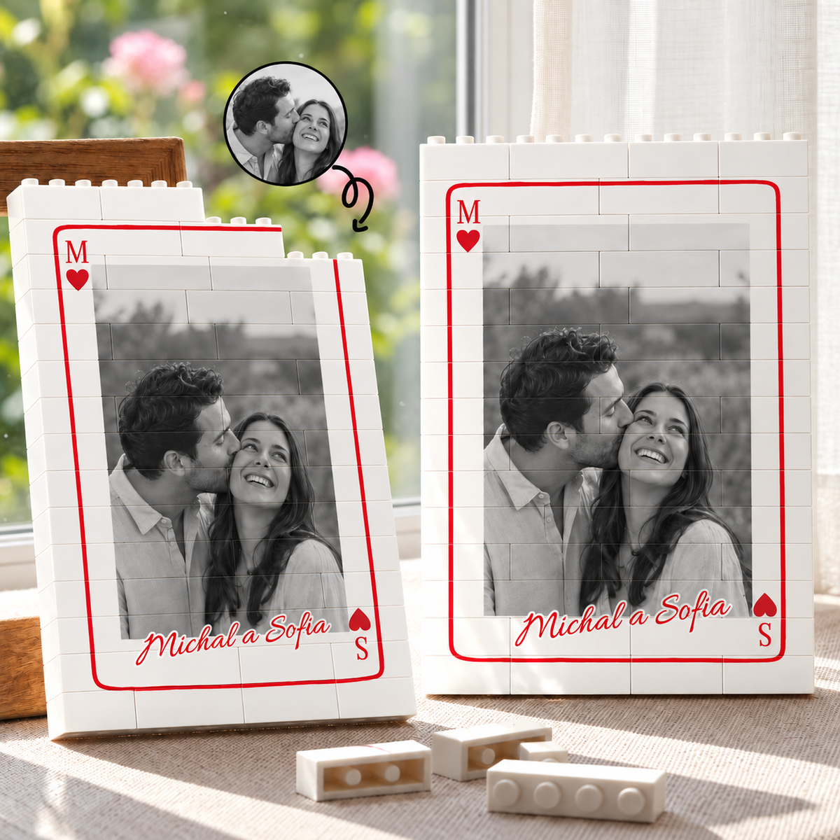 Personalizované kocky s fotografiou – Darček k Dňu priateľov #90371 | Michal a Sofia | hero